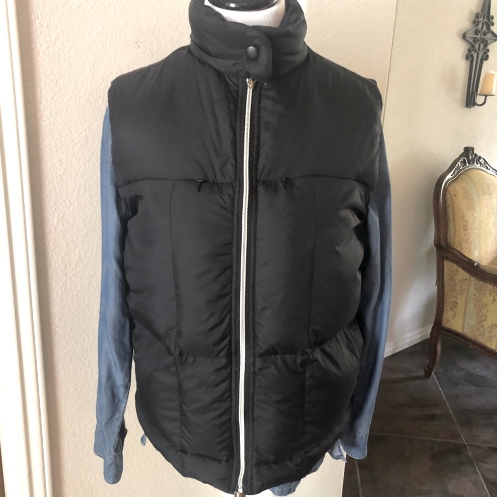 FUDA NY Black Puffer Vest Jacket Duck Down Medium